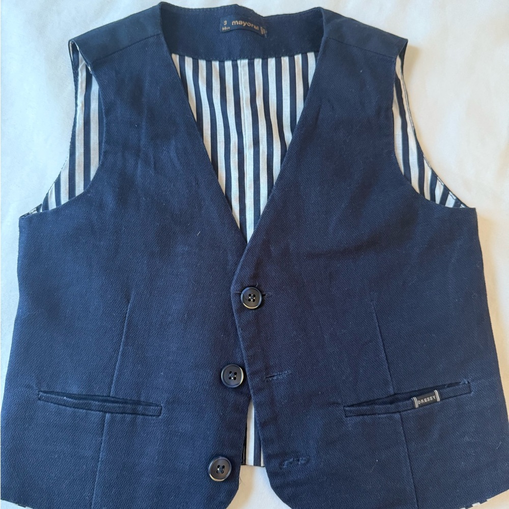 Mayoral Navy Blue Kids Vest
